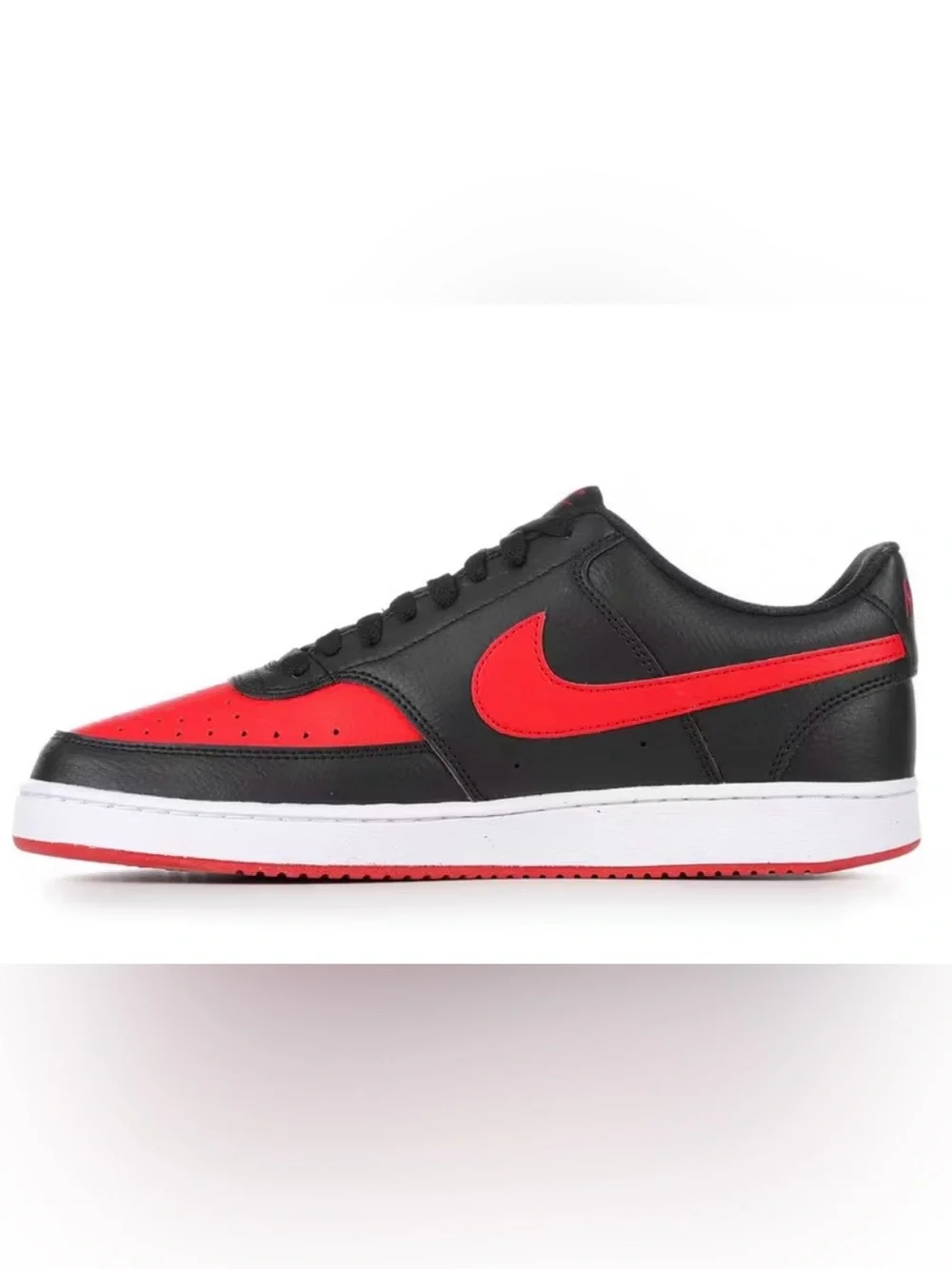 Nike Court Vision Low Shoe Black Red